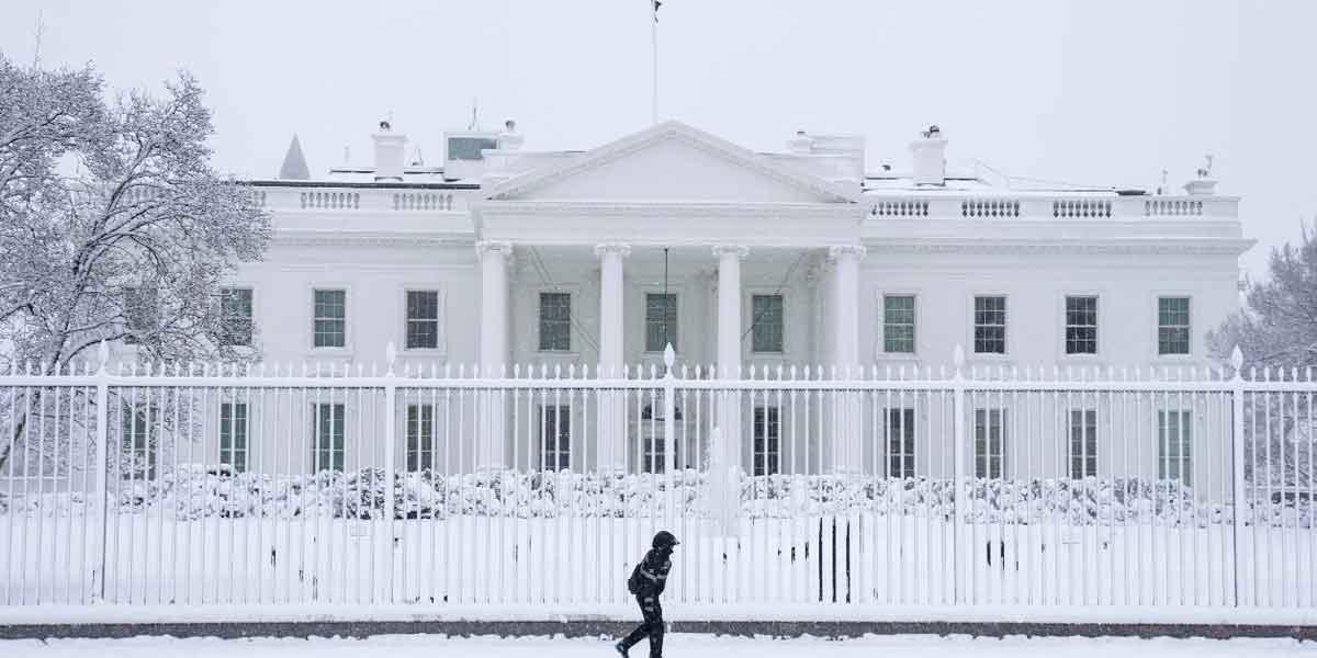 (Fotos) Tormenta de nieve obligó a cerrar servicios federales y escuelas en Washington D.C.