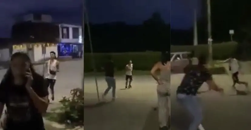 Video: a cuchillo hombre atacó a varias personas en el Quindío, hay heridos