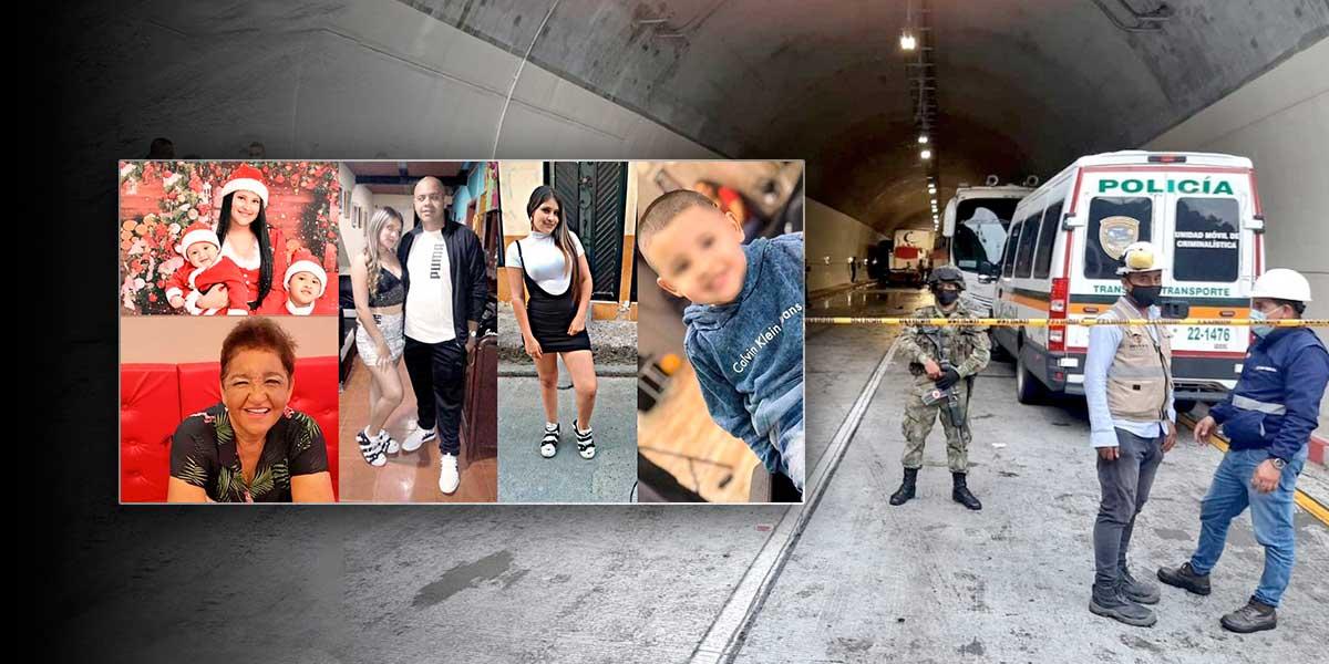 Los rostros de la familia completa que murió en el fatal accidente en túnel  de La Línea - Noticentro 1 CM&