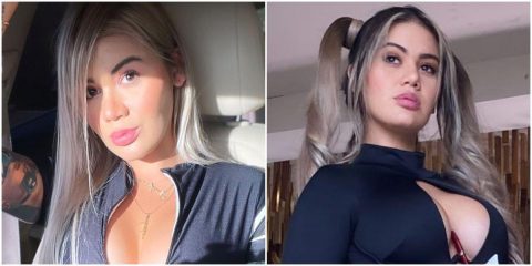 Cintia Cossio tapó su zona íntima con un trapo Onlyfans - Canal 1