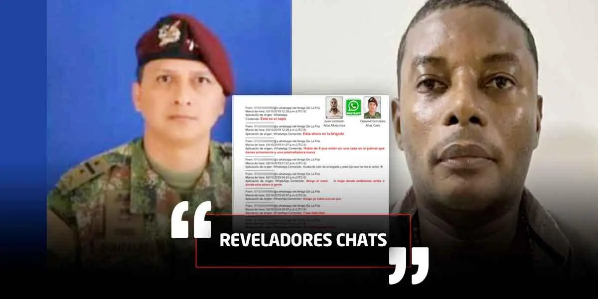 Revelan explosivos chats del presunto apoyo de militares al Clan del Golfo