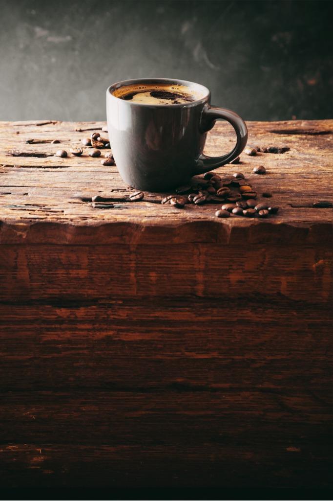 foto de pocillo con cafe