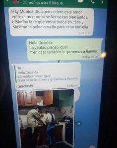 publicó conversación entre suegra y mamá