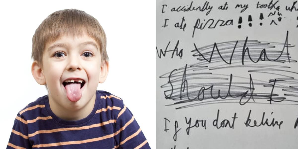Niño pierde diente y escribe divertida carta al Ratón Pérez