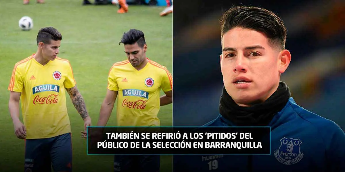 James Rodríguez aclaró su supuesta pelea con Falcao y de cómo se dio su salida del Everton