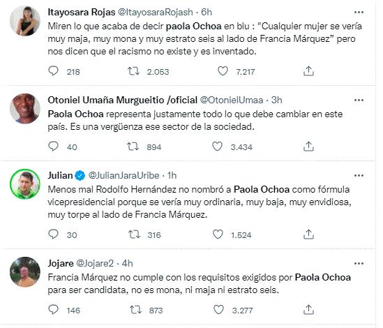Respuestas a Paola Ochoa por su comentario