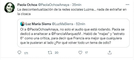 Poala Ochoa responde