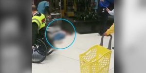 Video: Mujer cae de un tercer piso en el centro comercial Gran Estación