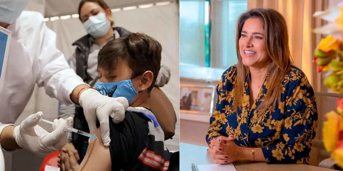 Primera dama pide completar la vacunación a niños para retornar de forma segura a la presencialidad