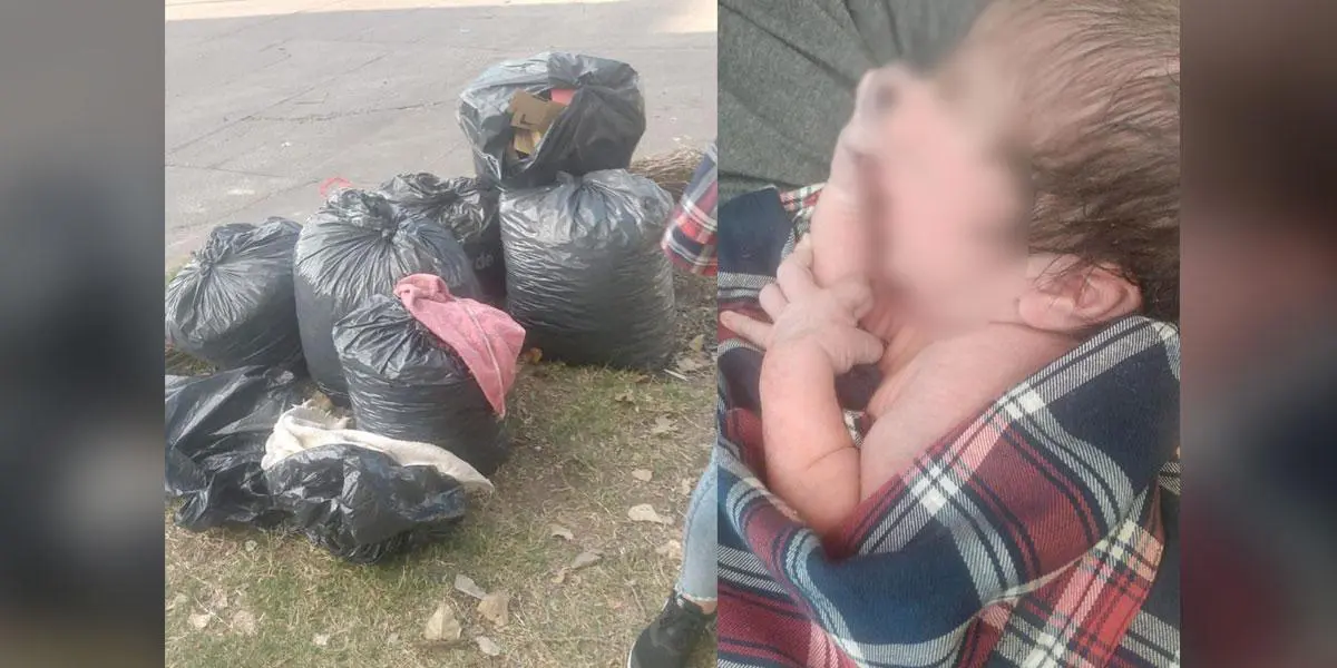 (Vídeo) Mujer abandonó a recién nacida en una bolsa de basura: la hallaron dos horas después