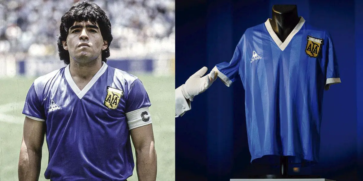 La astronómica suma por la que se subastó la mítica camiseta de Diego Maradona