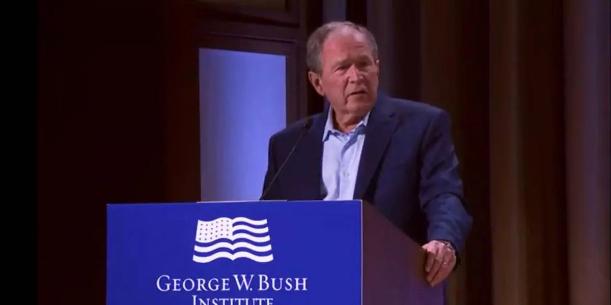 Bush confunde Irak con Ucrania al hablar de la brutal invasión rusa