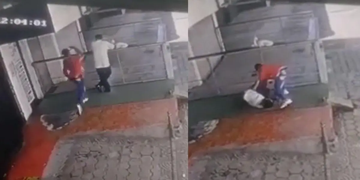 Video: Con una roca, golpearon a un hombre para robarle sus pertenencias