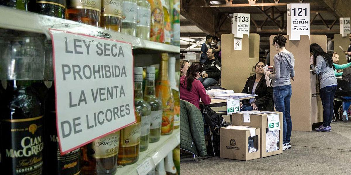 Ley Seca en Colombia para elecciones presidenciales estos son los