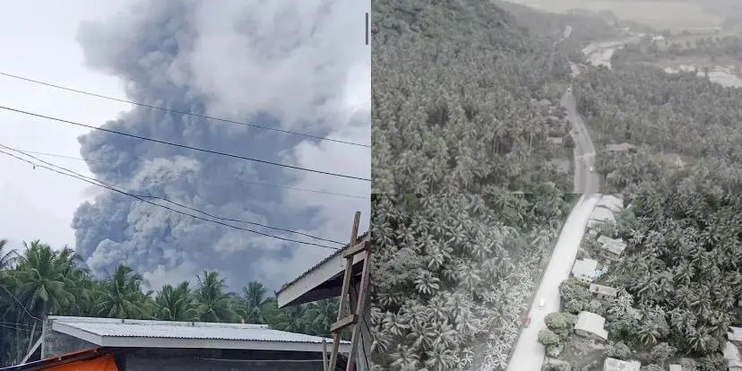 Entró en erupción el volcán filipino Bulusan: expulsa una columna de ceniza de un kilómetro de altura