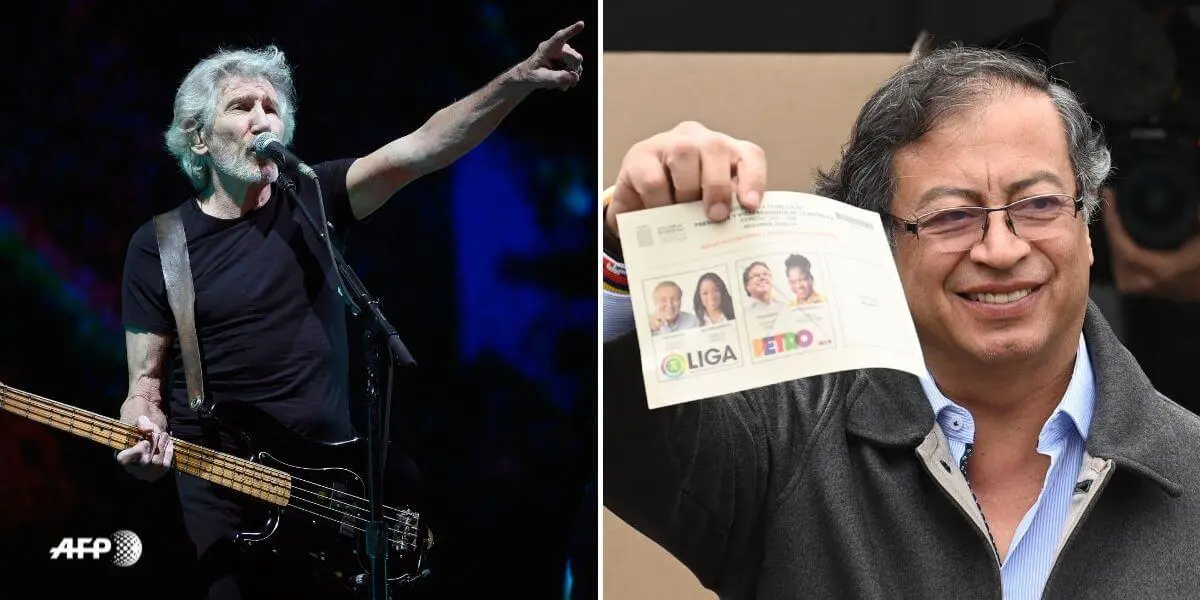 Roger Waters cofundador de Pink Floyd invitó a votar por Gustavo Petro