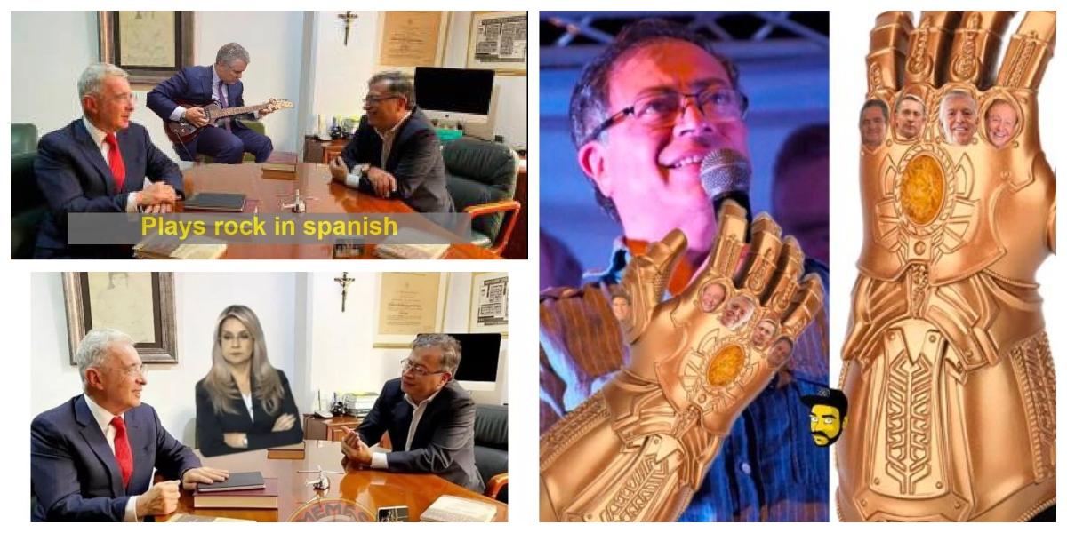 Los mejores memes que dejaron las reuniones de Petro con Uribe, Rodolfo y otros políticos