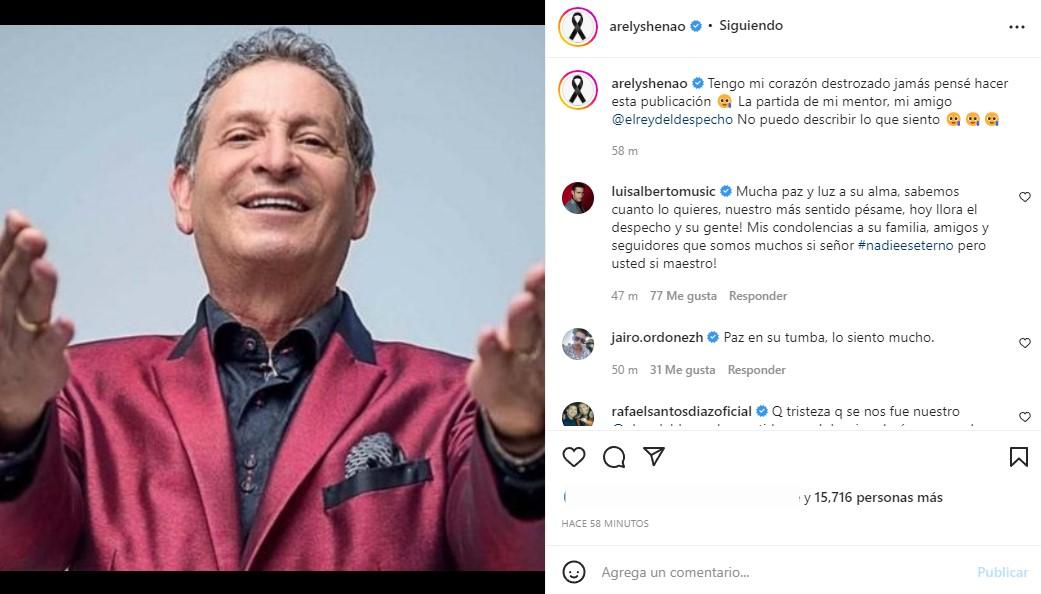 Las reacciones de cantantes populares tras la repentina muerte de Darío Gómez