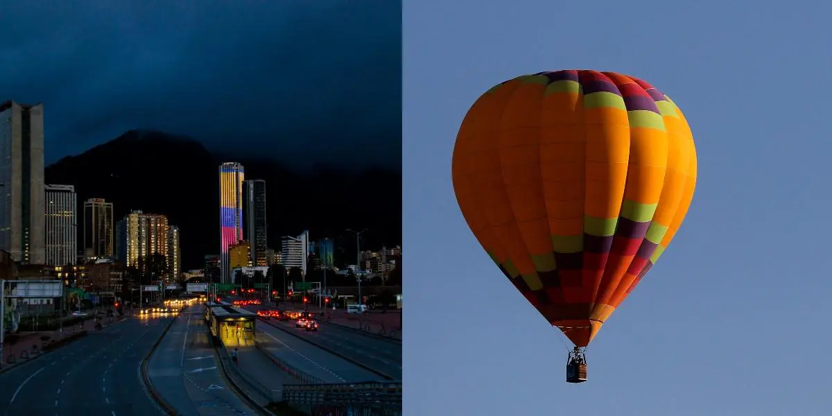 ¡Imperdible! Este fin de semana podrá volar en globo aerostático en Bogotá