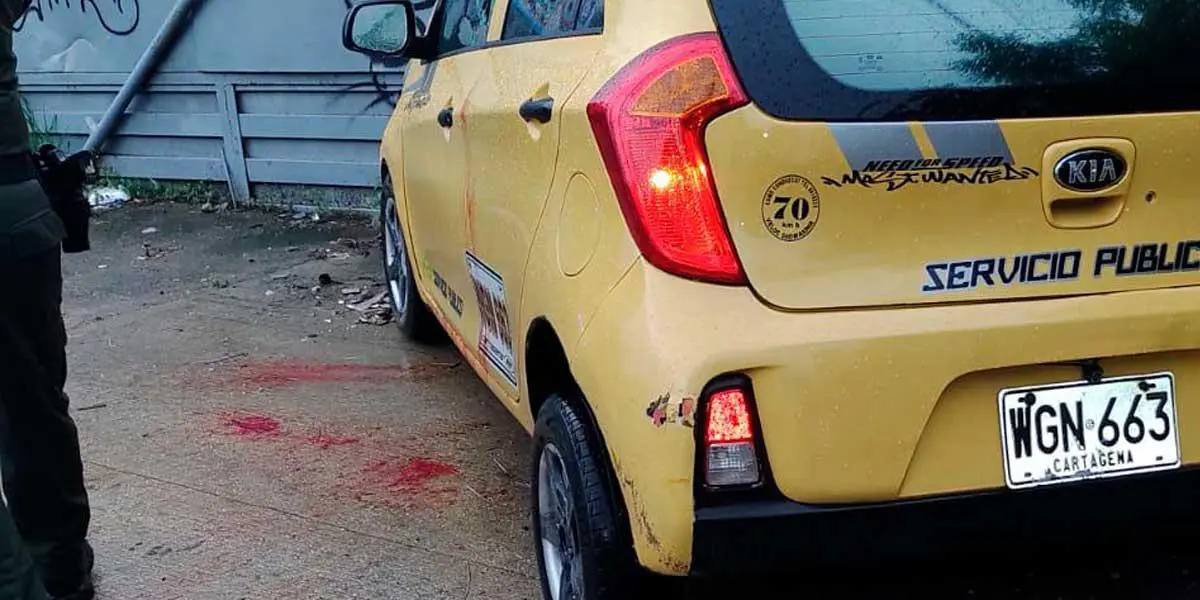 Sicarios asesinan a taxista en Cartagena