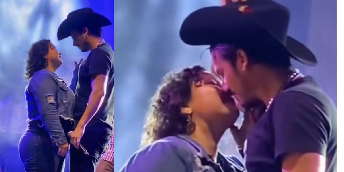 Pipe Bueno le da tremendo beso a una fan mientras Luisa Fernanda W está embarazada