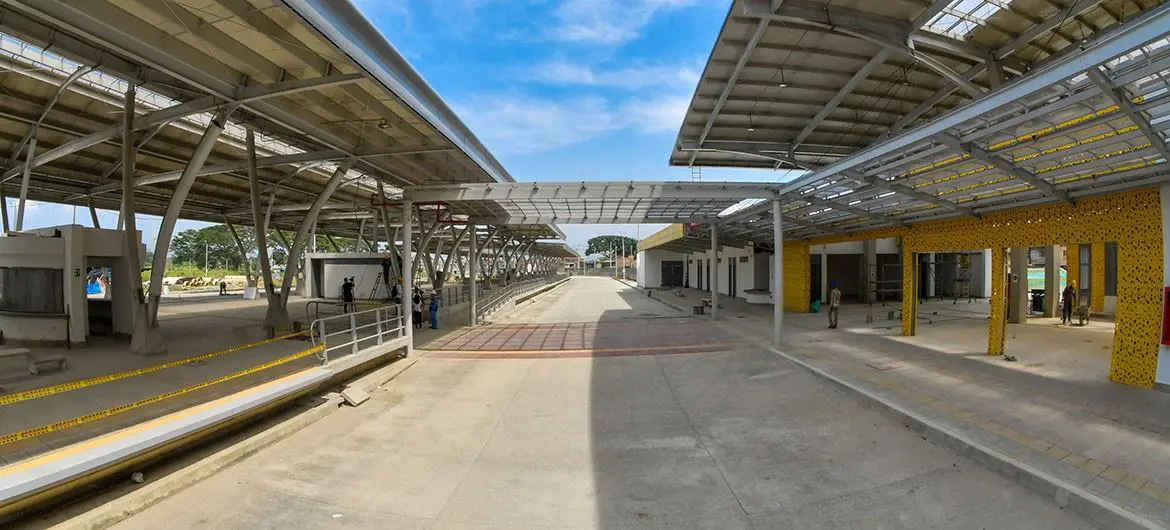 obras de terminal del Mio