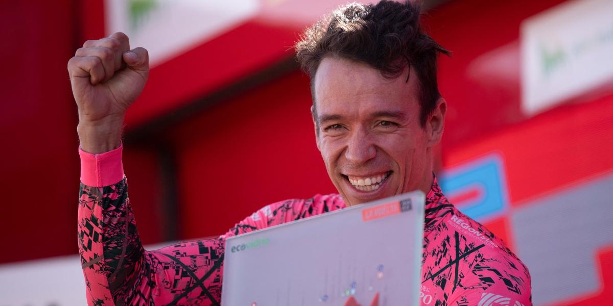 Rigoberto Urán por ganar etapa de la vuelta a España