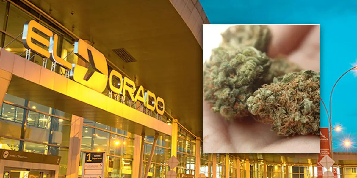 Incautan 15 kilos de marihuana en el aeropuerto El Dorado