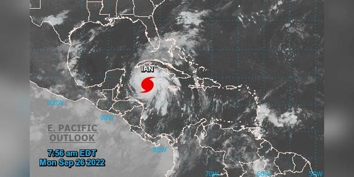 Tormenta tropical IAN se convierte en huracán: se ubica cerca a la isla de San Andrés