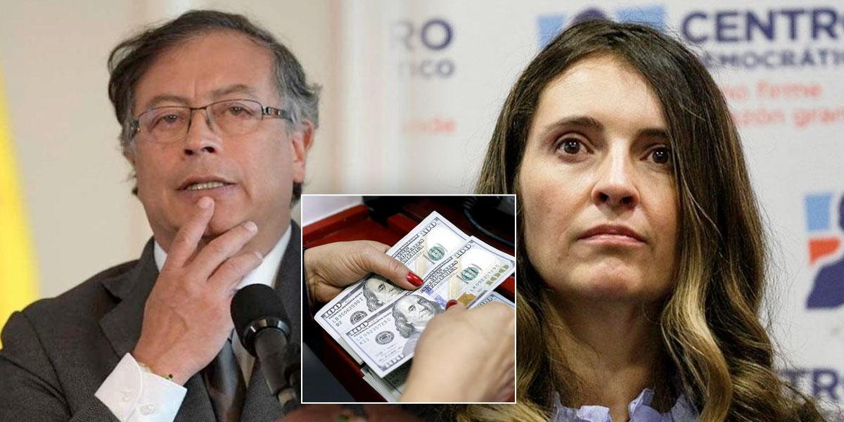 Choque entre presidente Petro y senadora Paloma Valencia por incremento ...