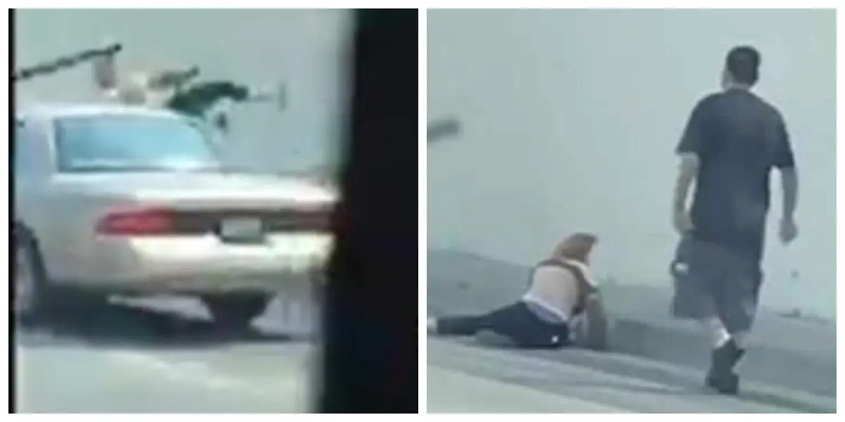 Mujer se lanzó a un carro en movimiento en plena autopista tras pelear con su novio