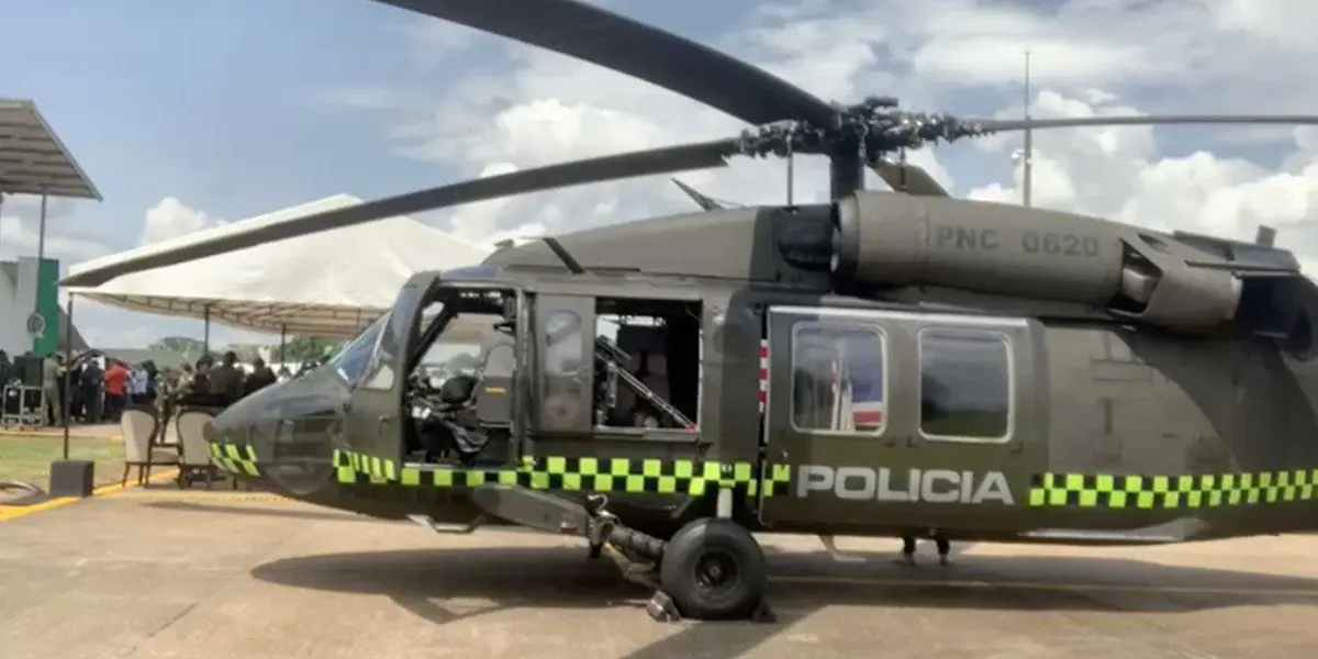 Colombia recibe siete de 12 helicópteros donados por EE. UU. para trabajar en la protección del medio ambiente