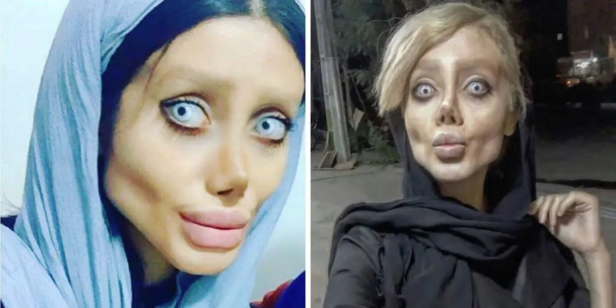 ¡Todo fue mentira! La ‘Angelina Jolie iraní’ salió de la cárcel y mostró cuál es su verdadero rostro
