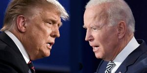Es una amenaza para la democracia: dice Trump, quien fue declarado inelegible, a Biden