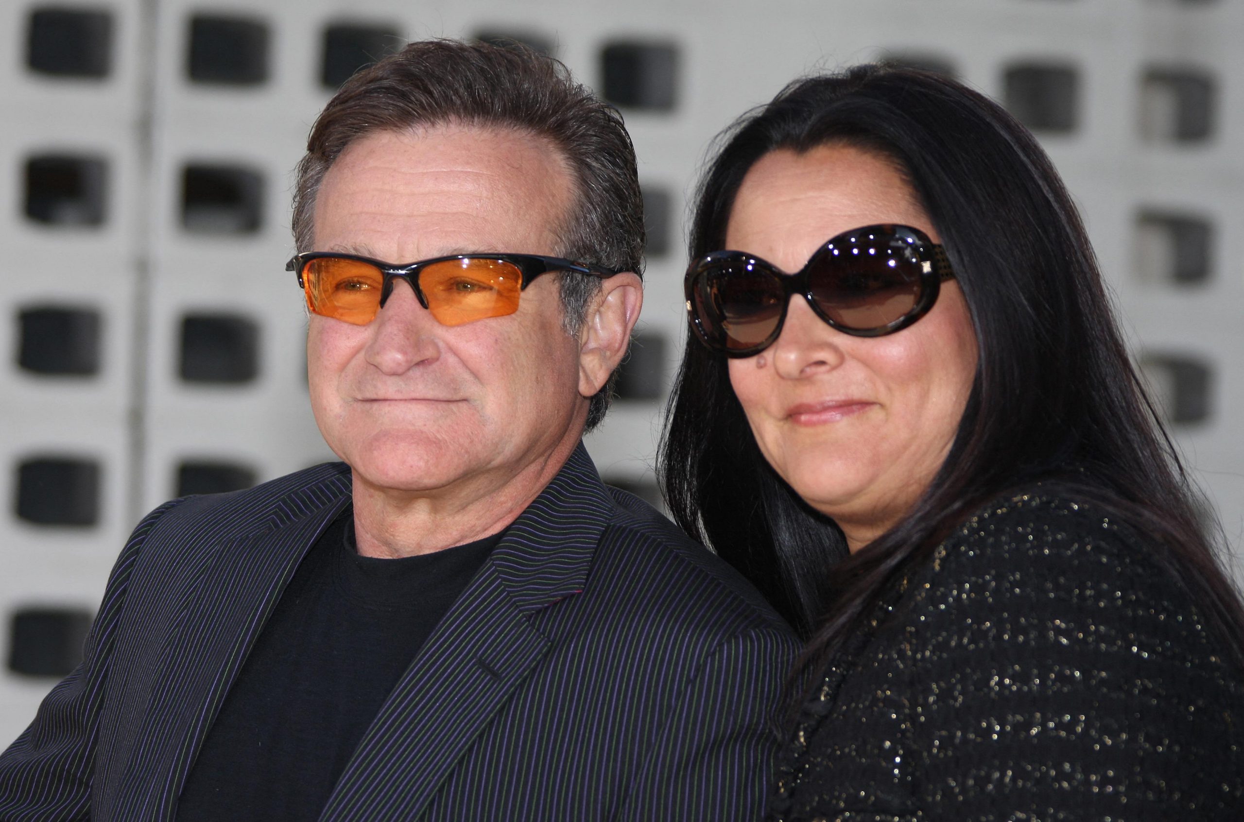 Robin Williams y Marsha Garces