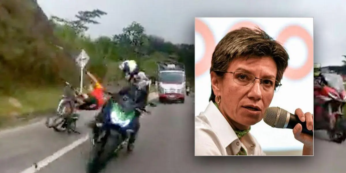 “Es un asesino al volante”: Claudia López sobre motociclista que atropelló a ciclista