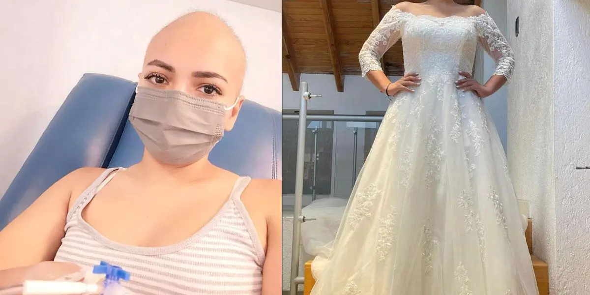 Le terminó a su prometida porque tenía cáncer, y ella rifa su vestido de boda para pagar tratamiento
