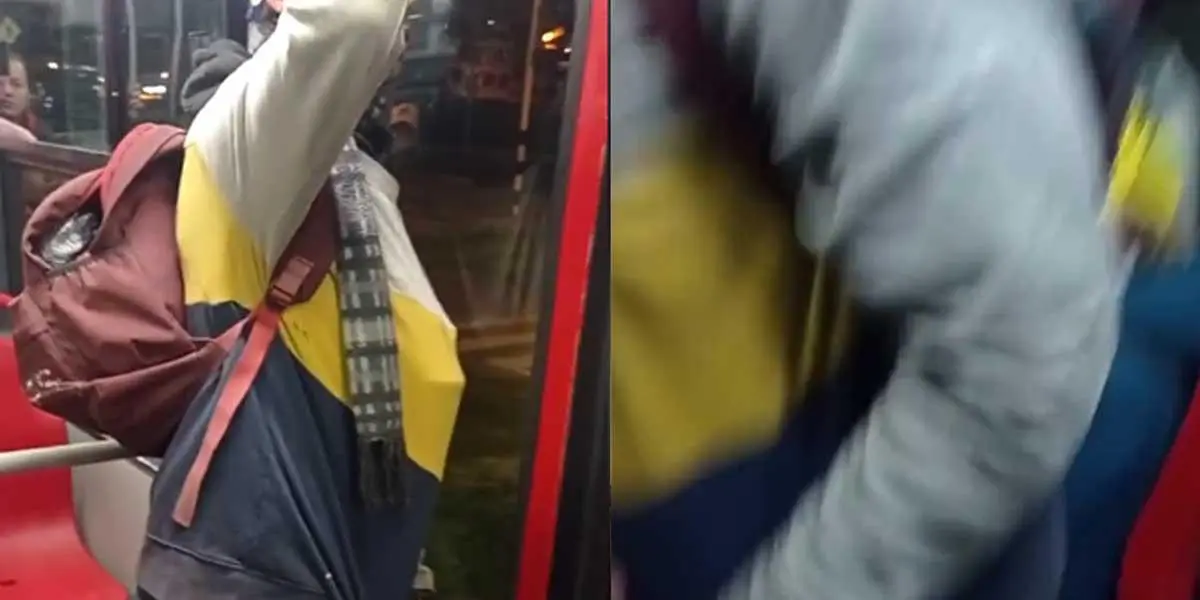 Hombre se enfrentó a ladrón en TransMilenio que se iba a llevar un extintor
