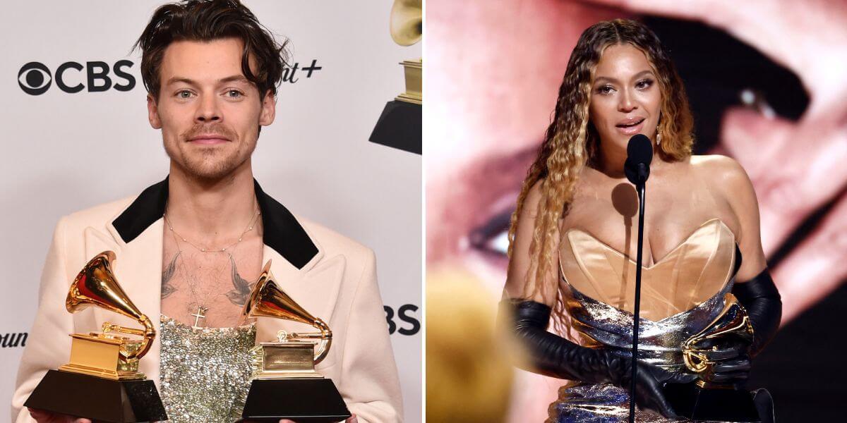Beyoncé hace historia en los Grammy y Harry Styles conquista álbum del año