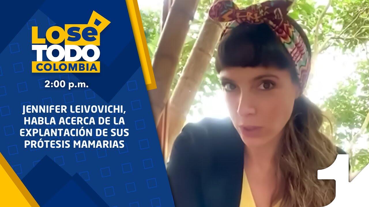 Jennifer Leibovici,habla de su cirugia prótesis mamarias Canal 1