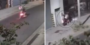 Video: policía mató a un ladrón que intentó robarle la moto
