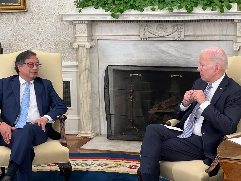 Hoy será el encuentro entre Joe Biden y Gustavo Petro - Canal 1