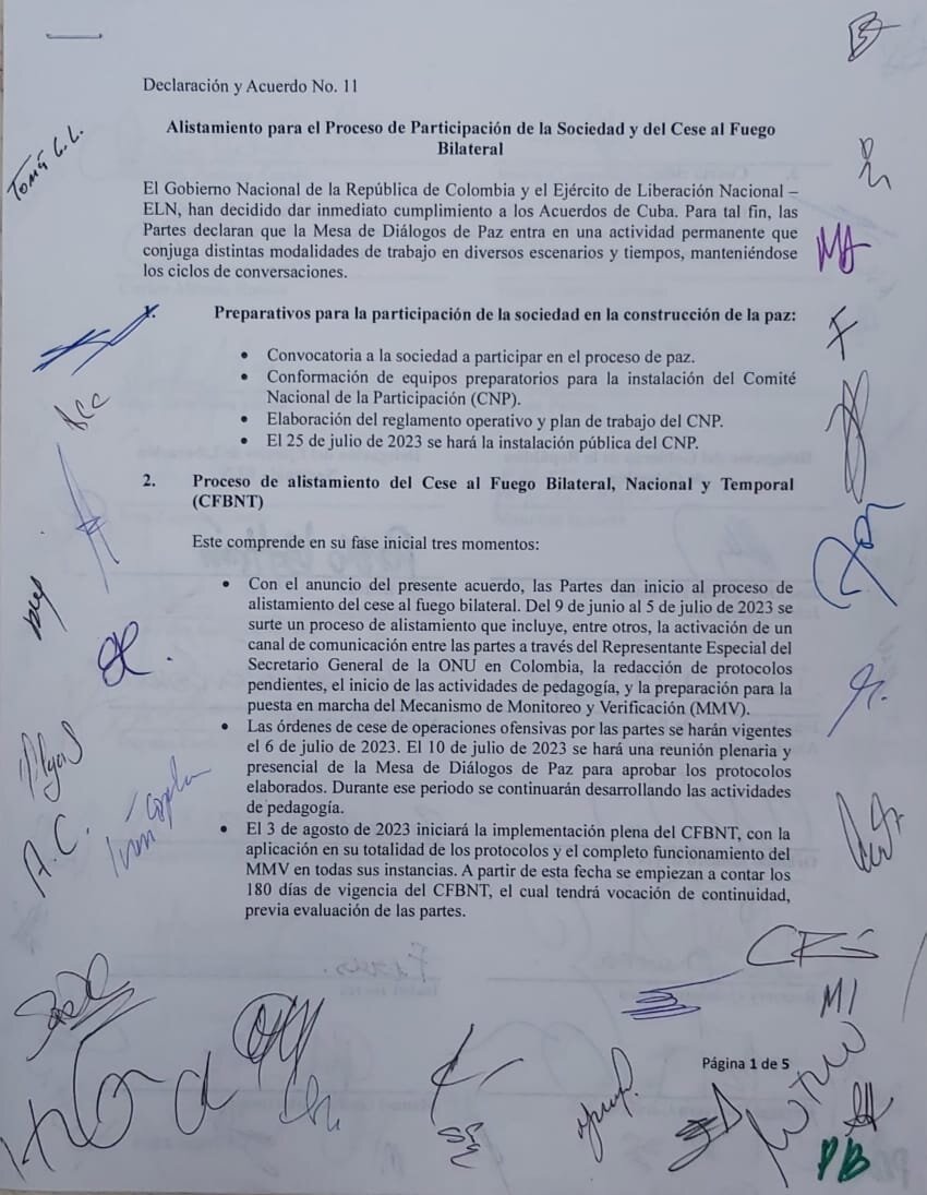 Documento: Acuerdo de Cuba
