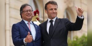 Macron celebra los esfuerzos de Petro para lograr una paz total en Colombia