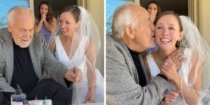 Qué conmovedor, padre con alzhéimer reconoce a su hija el día de su boda