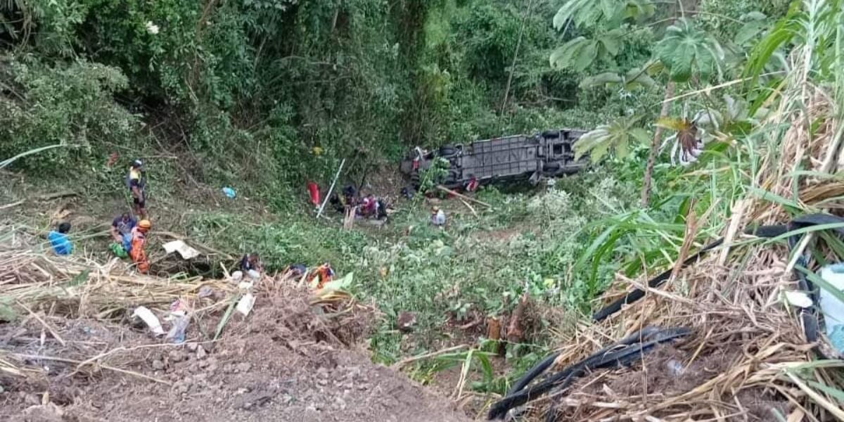 (Video) 10 muertos y 25 heridos tras caída de bus a un abismo en ...