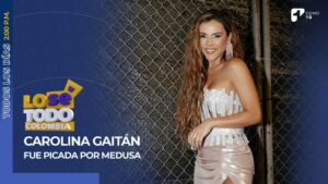 Carolina Gaitán fue picada por medusa y compartió el doloroso hecho en redes