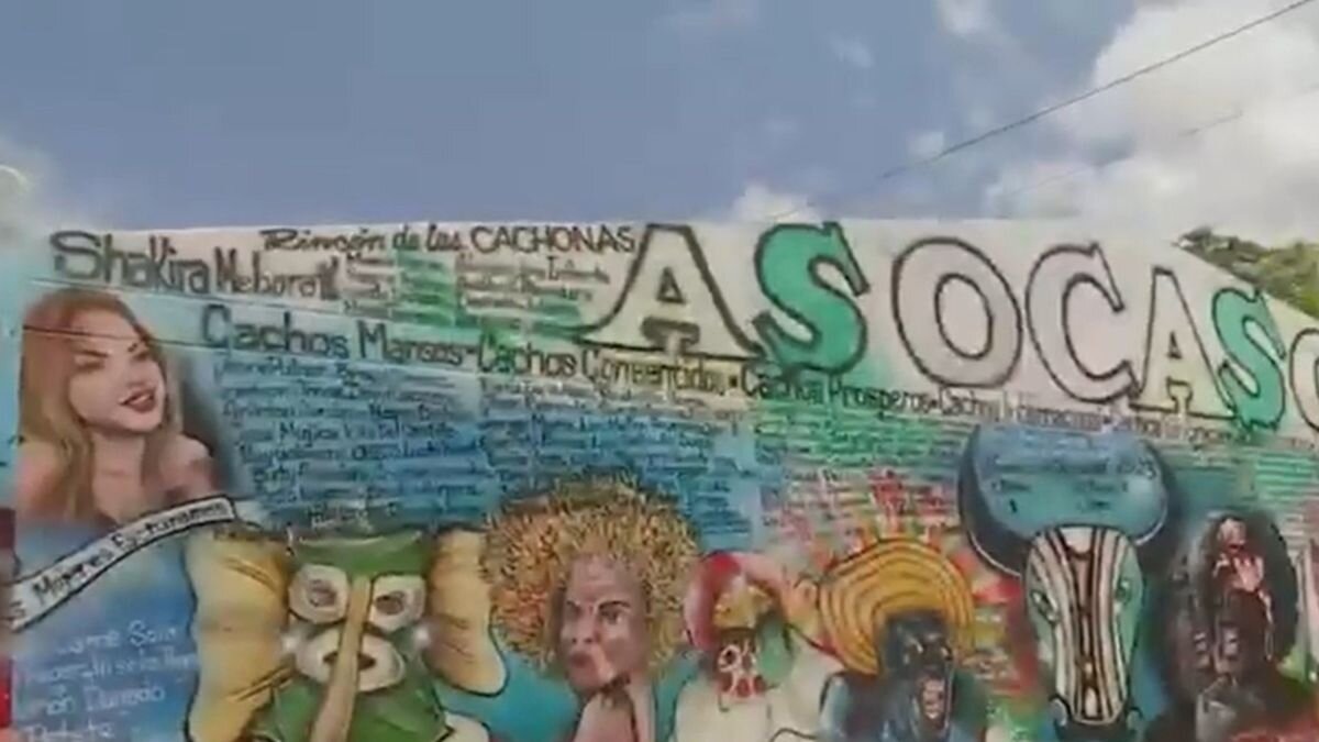En honor a las infidelidades: ‘muro de los cachones’ en Soledad ...