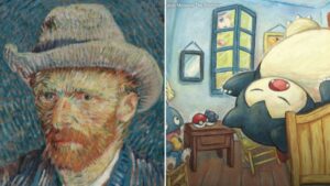 Caos en museo Van Gogh por Pokémon