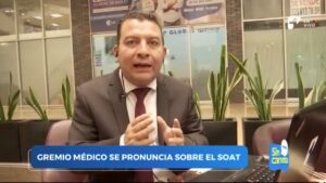 Gremio médico se pronunció sobre polémica propuesta del gobierno de eliminación del Soat